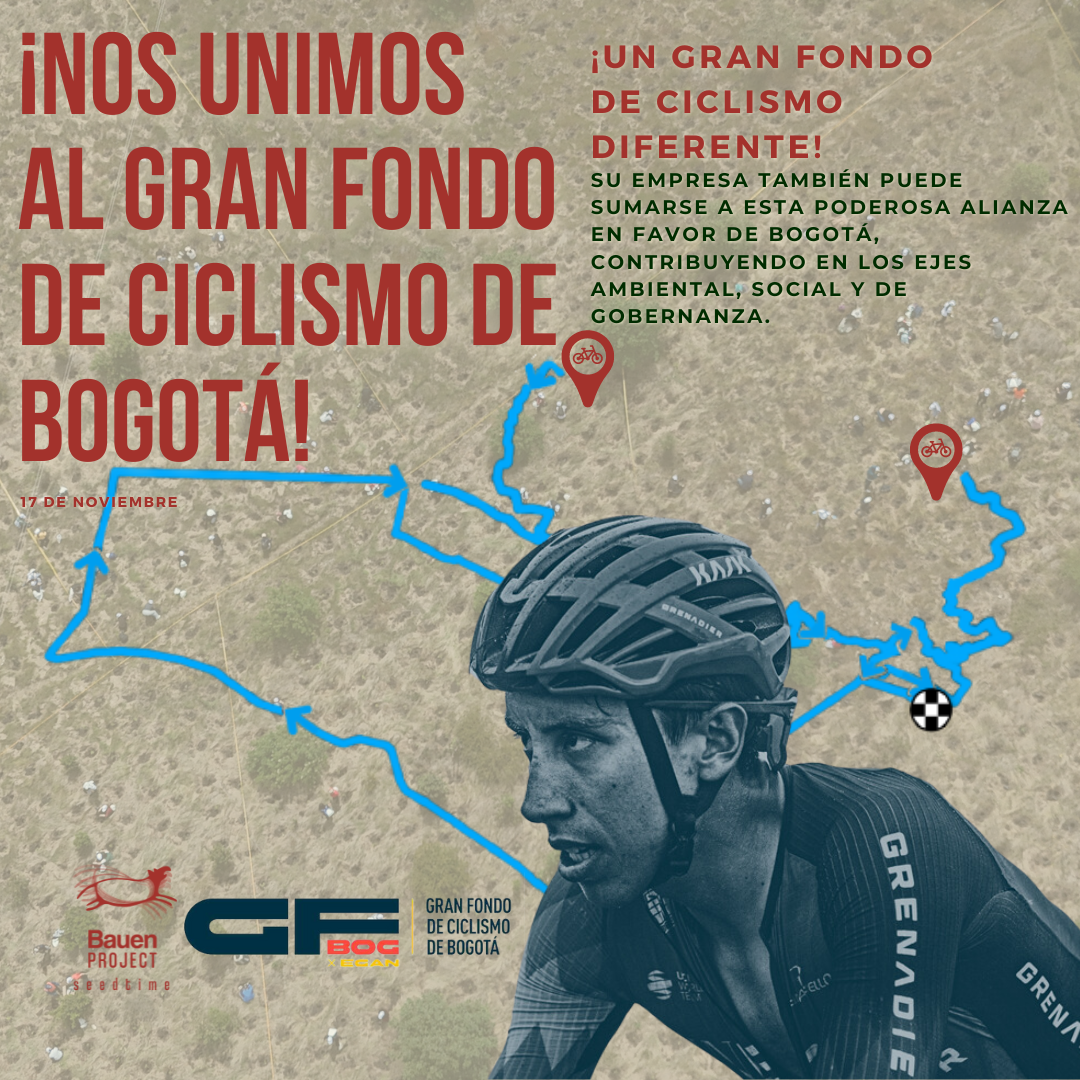 Participación de Bauen Project en el Gran Fondo de Bogotá de Egan Bernal